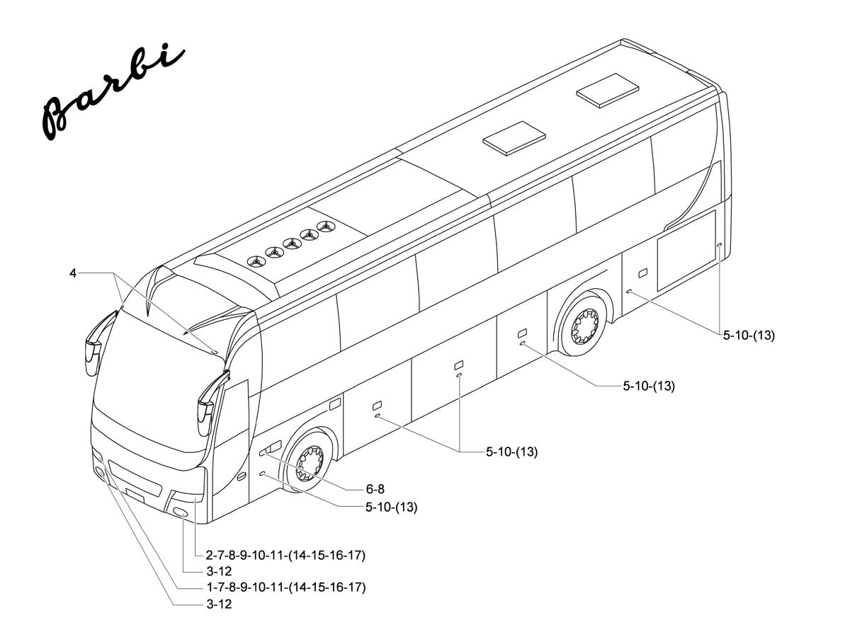 BARBI COACH AND BUS | Ricambi Genesis